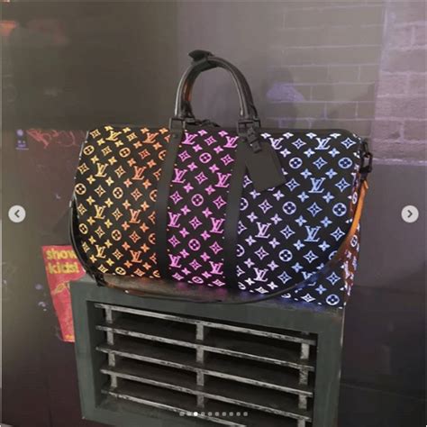 louis vuitton rainbow duffle|Louis Vuitton weekend tote.